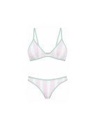 Bikini per donna MC2 Saint Barth multicolore con design a righe PANA003 01129L MC2 ST. BARTH 