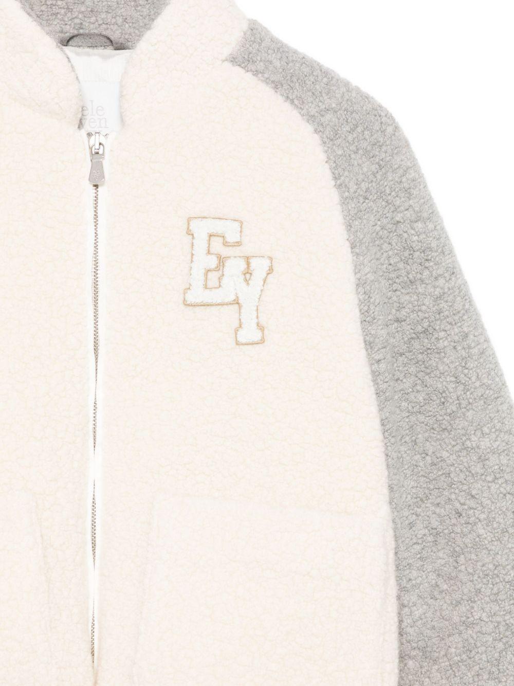 Giubbino per bambino Eleventy Kids grigio con logo ricamato EX2P27 U0232 101GR ELEVENTY KIDS 