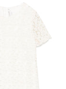 Abito per bambina Bonpoint Emanuela bianco con ricamo a fiori S05GDRW00010 002 BONPOINT KIDS 
