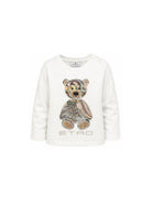 T-shirt per neonati Etro Kids bianca con ricamo orsetto sul davanti GZ8520 Z3672 102 ETRO KIDS 