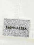 Giacca per bambina Monnalisa bianca con applicazioni cristalli 79G105NP 7015 0001 MONNALISA KIDS 