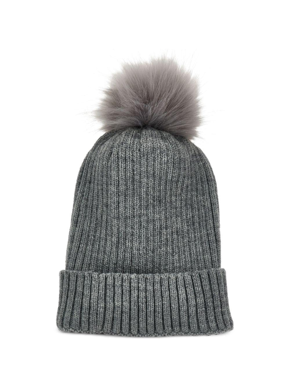Cappello per bambina Monnalisa Kids grigio con orsetto 19H009 8064 0031 MONNALISA KIDS 