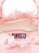 Borsa Vanity MC2 Saint Barth rosa con dettaglio frange VANI001 00135L MC2 ST. BARTH KIDS 