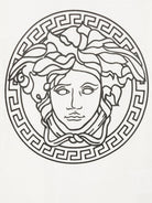 T-shirt per bambino Versace Kids Medusa bianco con stampa Medusa 10002391A04767 2W020 VERSACE KIDS 