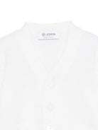 Cardigan per neonato Jesurum Baby bianco con due tasche applicate sul davanti 090150 VAR.90 JESURUM 
