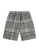 Shorts per neonato Paio Crippa multicolor con motivo a quadri ULIVO 4625 PAIO CRIPPA 