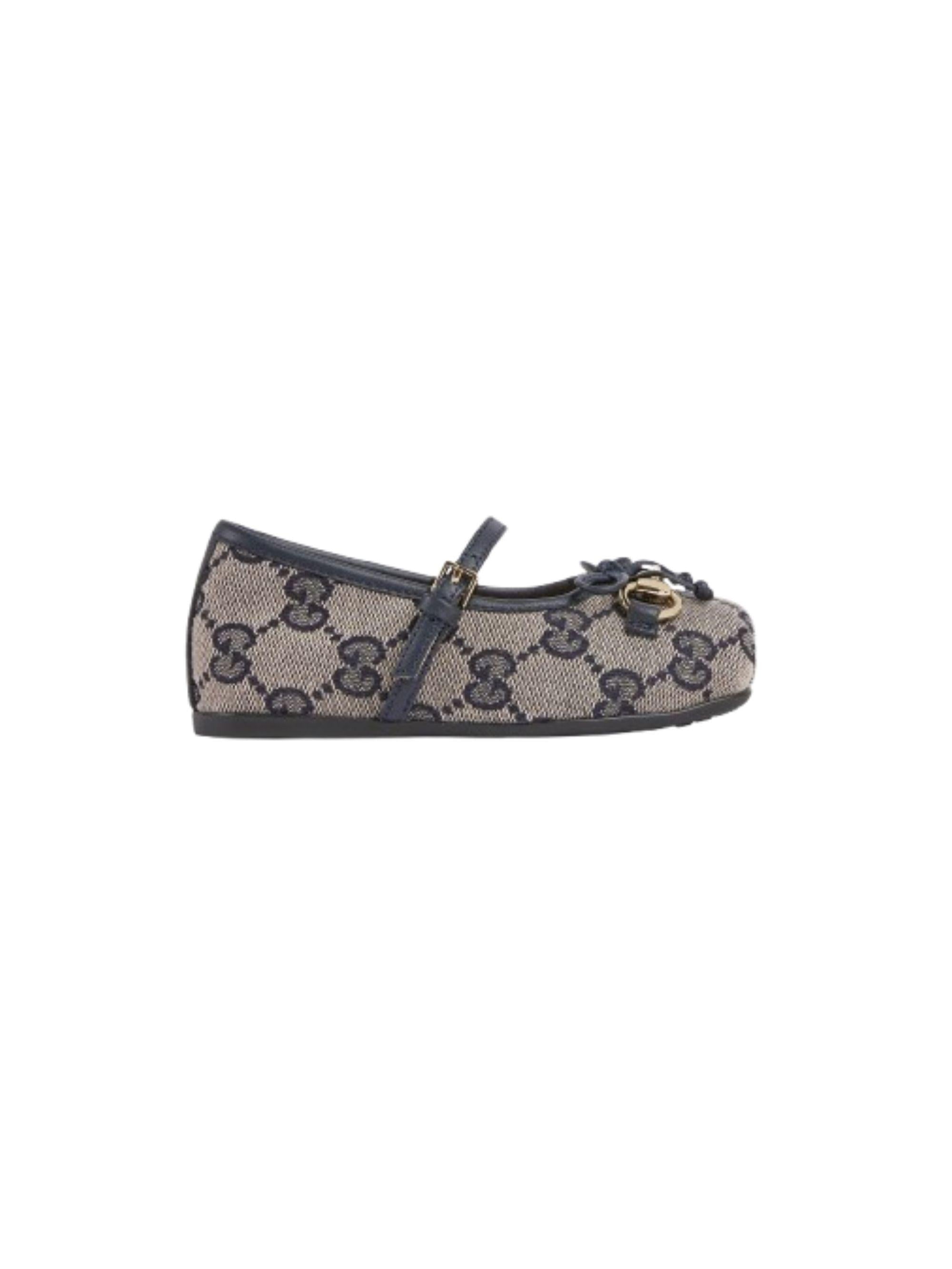 Ballerine per bambina Gucci Kids multicolore con logo GG all-over 856589HWK20 4041 GUCCI KIDS 