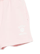 Shorts per bambina MSGM Kids rosa con coulisse S6MSJUBE054 MS076 MSGM KIDS 