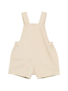 Salopette per neonati Petit Bateau beige con bretelle A0F7F 01 PETIT BATEAU KIDS 