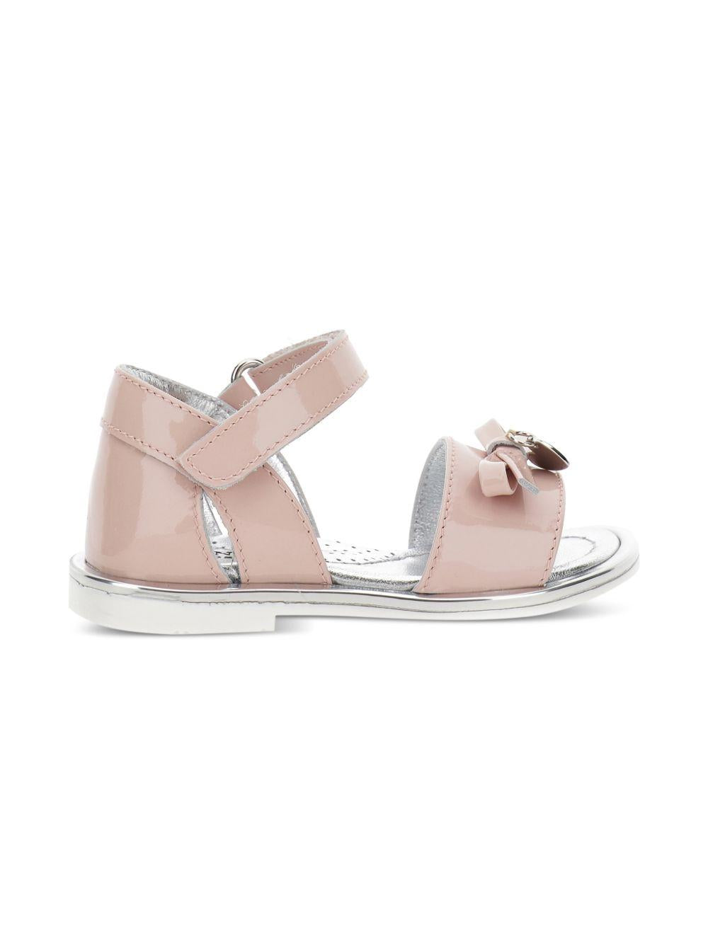 Sandali per bambina Monnalisa rosa con dettaglio fiocco 83G010 7706 0091 MONNALISA KIDS 