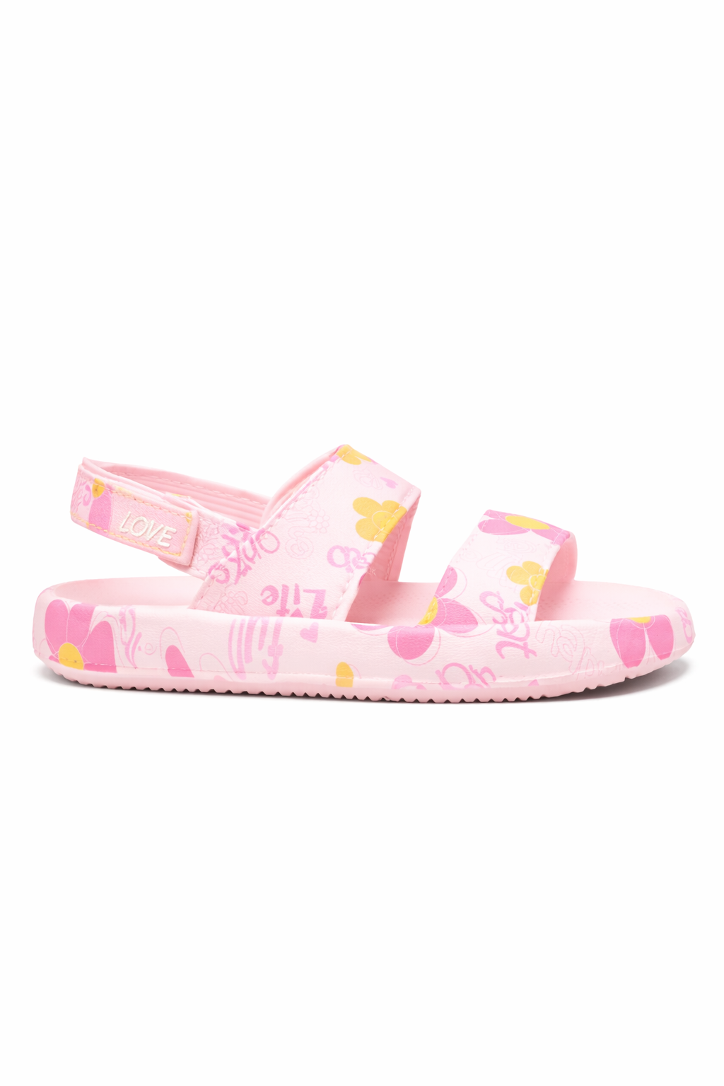 Sandali per bambina Billieblush rosa con stampa floreale all-over U21989 499 BILLIEBLUSH KIDS 