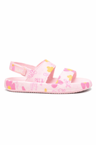 Sandali per bambina Billieblush rosa con stampa floreale all-over U21989 499 BILLIEBLUSH KIDS 