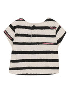 Set t-shirt e gonna per neonata Karl Lagerfeld Kids multicolore con stampa Ikon Choupette Z31065 462 KARL LAGERFELD KIDS 