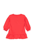 Abito per neonata Moschino Kids rosso con motivo Teddy Bear MAV0CWLDA63 50109 MOSCHINO KIDS 