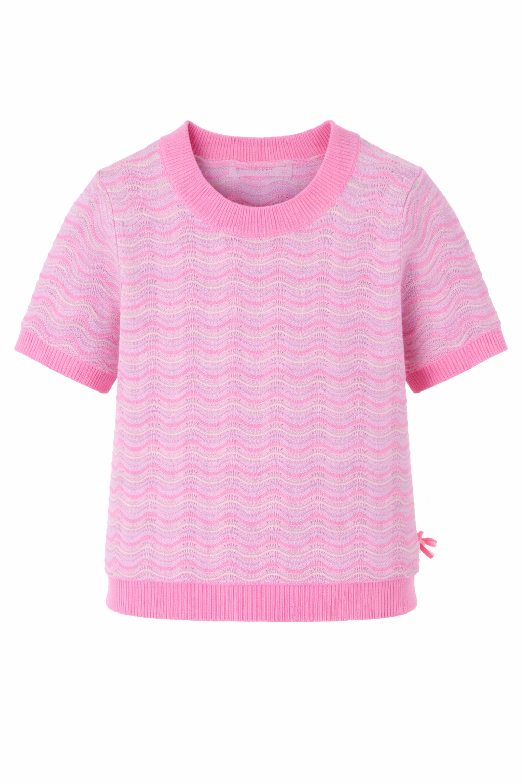 T-shirt per bambina Billieblush rosa a fantasia U21944 929 BILLIEBLUSH KIDS 