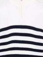 Maglione per bambino Paul & Shark Kids bianco con motivo a righe orizzontali WUW006LHE88 10057 PAUL & SHARK KIDS 