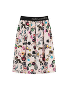 Gonna per bambina The Marc Jacobs Kids multicolore con stampa grafica W60857 470 THE MARC JACOBS KIDS 