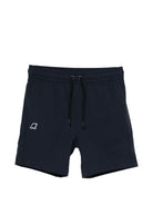 Shorts P. Nesilier per bambino K-WAY Kids blu con logo sul davanti K7152BW K89 K-WAY KIDS 