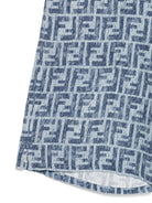 Shorts per bambino Fendi Kids denim con stampa FF JMF531 AUK2 F1I11 FENDI KIDS 