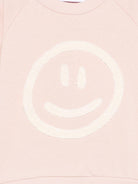 Felpa per neonata Molo rosa con ricamo smile sul davanti 6S26J203 8058 MOLO KIDS 
