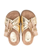 Sandali per bambina Elisabetta Franchi La Mia Bambina oro con fiocco F4A2E03080092 511 ElISABETTA FRANCHI 
