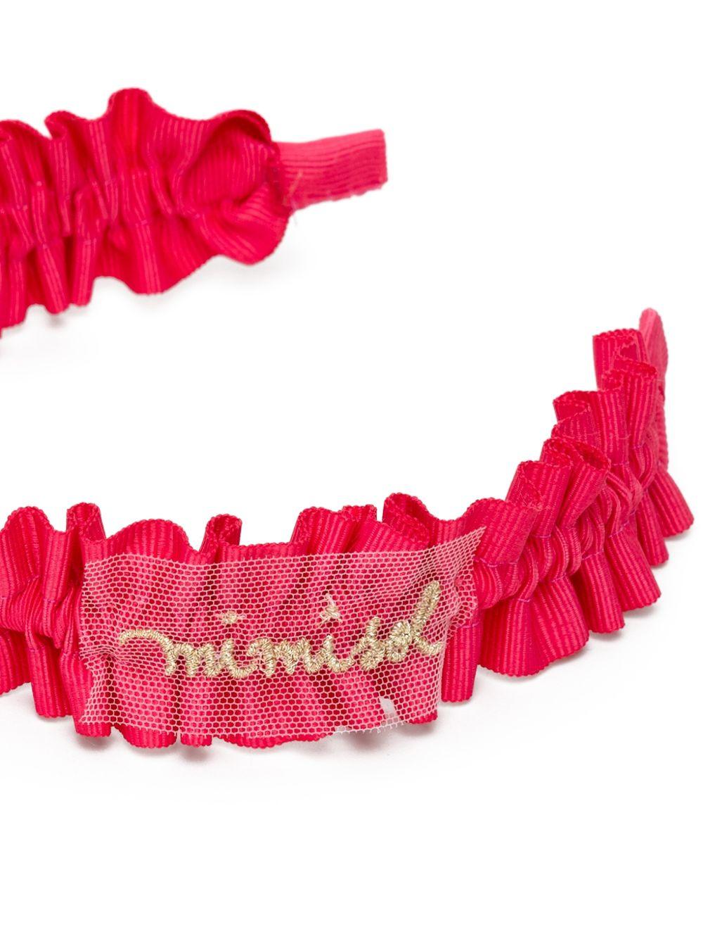 Cerchietto per bambina Mi Mi Sol fucsia con dettaglio ruches MAFR168XX0000 FCS MIMISOL KIDS 