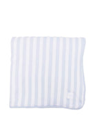 Coperta per neonato Boss Kids azzurra con design a righe J53093 771 BOSS KIDS 