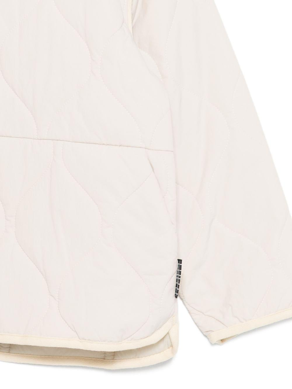 Piumino Hailley per bambina Molo beige con ruches 5S26M603 5645 MOLO KIDS 