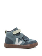 Sneakers Small V-10  per bambino Veja Kids blu con chiusura a strappo DV0322140 CALIFORNIA SHARK BARK VEJA KIDS 