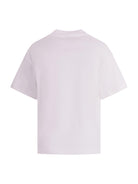 T-shirt per bambino Fendi Kids bianca con stampa Cavalli Fendi sul davanti JMI498 7AJ F0TU9 FENDI KIDS 