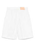 Shorts per donna Merci Tina bianco con due tasche diagonali laterali TINAW25PE BIANCO ROSE 