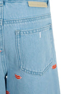 Jeans per bambina Stella McCartney Kids in denim con gamba larga TX6D10 Z3112 626EM STELLA McCARTNEY KIDS 