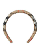 Cerchietto per bambina Burberry Kids beige con motivo Vintage Check 8108699 B9368 BURBERRY KIDS 