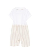 Tutina per neonato Mariella Ferrari multicolore con design a righe PLF6 ECRU MARIELLA FERRARI KIDS 