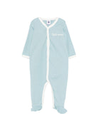 Pigiama per neonato Petit Bateau azzurro con bottoni A0FIZ 01 PETIT BATEAU KIDS 