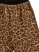 Pantaloni per bambina Monnalisa Kids marroni con stampa animalier 41H406 8623 0080 MONNALISA KIDS 