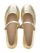 Ballerine per bambina Monnalisa color oro con cinturino 87G010RM 7718 0072 MONNALISA KIDS 