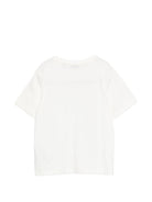 T-shirt per bambino Burberry Kids bianca con Equestrian Knight sul davanti 8117586 A2014 BURBERRY KIDS 