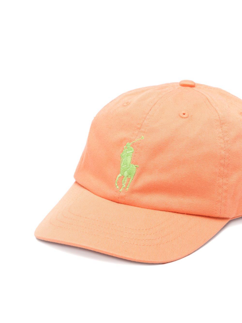 Berretto per bambino Polo Ralph Lauren Kids arancione con logo ricamato 322980965 506 Ralph Lauren kids 