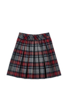 Gonna per bambina Monnalisa Kids multicolore con motivo tartan 18HGON 8321 3156 MONNALISA KIDS 