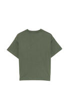 T-shirt per bambino Etro Kids verde con ricamo Pegaso sul davanti GZ8P51 Z3672 70J ETRO KIDS 