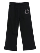 Pantaloni sportivi per bambina Givenchy Kids neri con vita elasticizzata H30978 09B GIVENCHY KIDS 