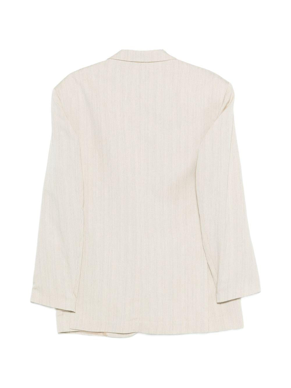 Blazer per donna Alyisi beige con design a righe 116807 P6057 BURRO ALYSI 