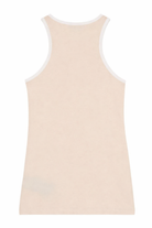 T-shirt per bambina Balmain Kids beige con logo stampato sul davanti BY8A12 Z3277 107BC BALMAIN KIDS 