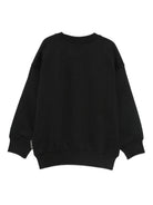 Felpa per bambini Molo nera con simbolo della pace 6W25J214 0099 MOLO 