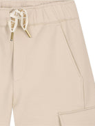 Shorts per bambino Lanvin Enfant beige con vita elasticizzata N30377 180 LANVIN KIDS 