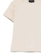 T-shirt per bambino Emporio Armani Kids beige con maniche raglan EB000943 AF13715 U1156 EMPORIO ARMANI KIDS 