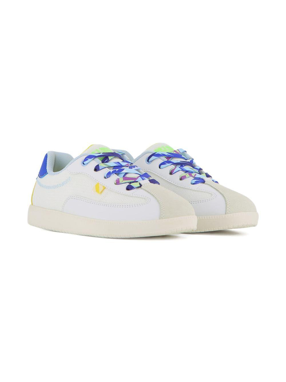 Sneakers per bambino Billieblush bianche con inserti colorati U22002 10P BILLIEBLUSH KIDS 