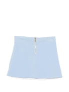 Gonna per bambina Balmain Kids azzurra con dettagli bottoni BY7A71 J0371 652 BALMAIN KIDS 