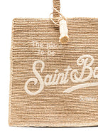 Borsa Vanity MC2 Saint barth in rafia con logo ricamato VANI013 00222L MC2 ST. BARTH KIDS 